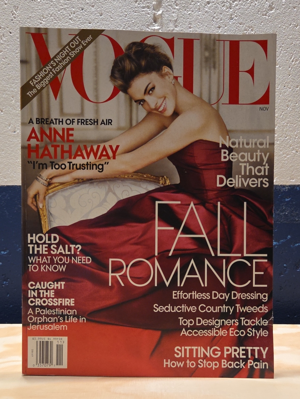 Vogue Magazine - Anne Hathaway Cover - November 2010 Issue